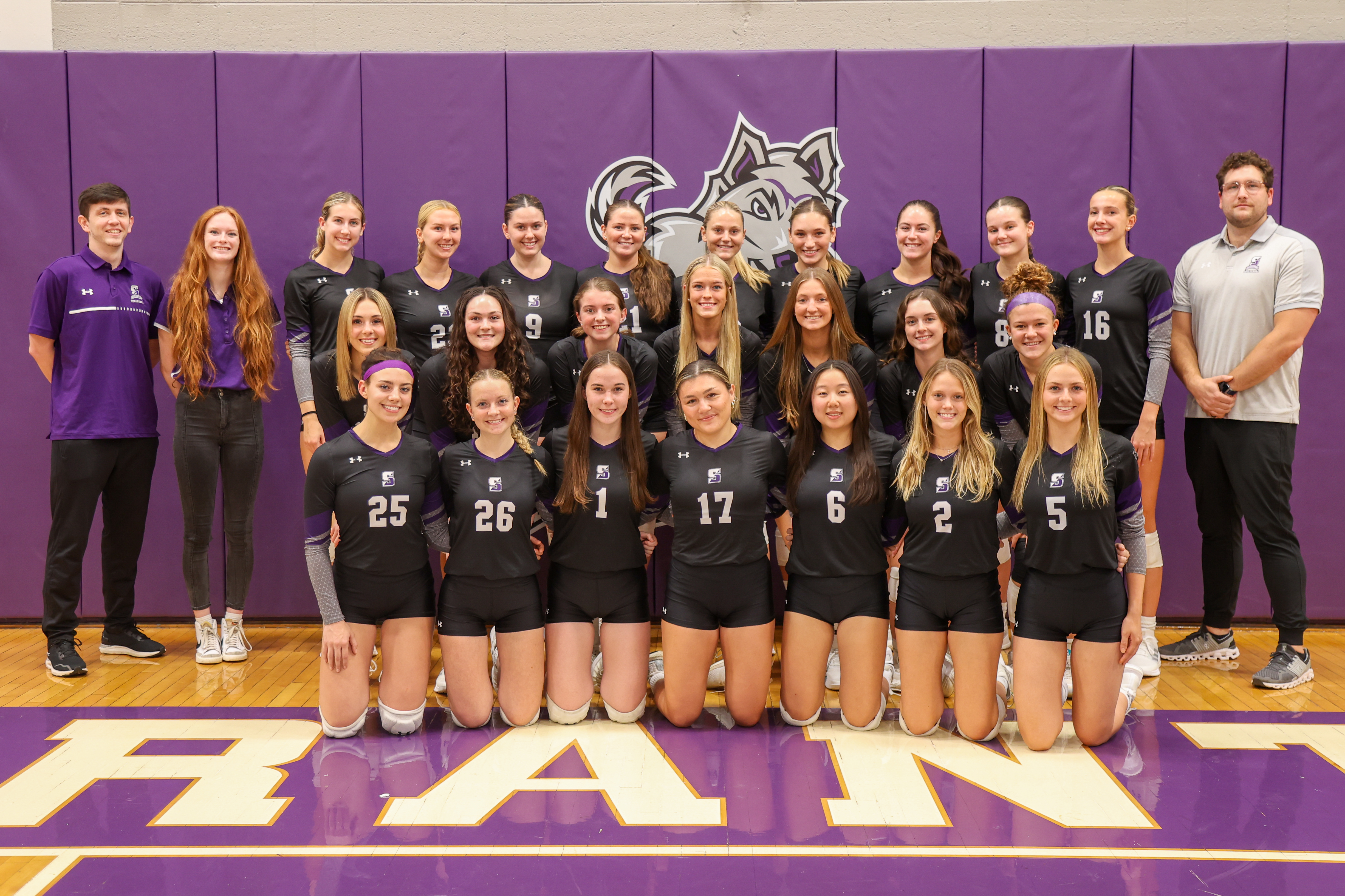 Head coach Jamie Spangler of The University of Scranton volleyball team notched his 200th career victory with a 3-1 win over DeSales.