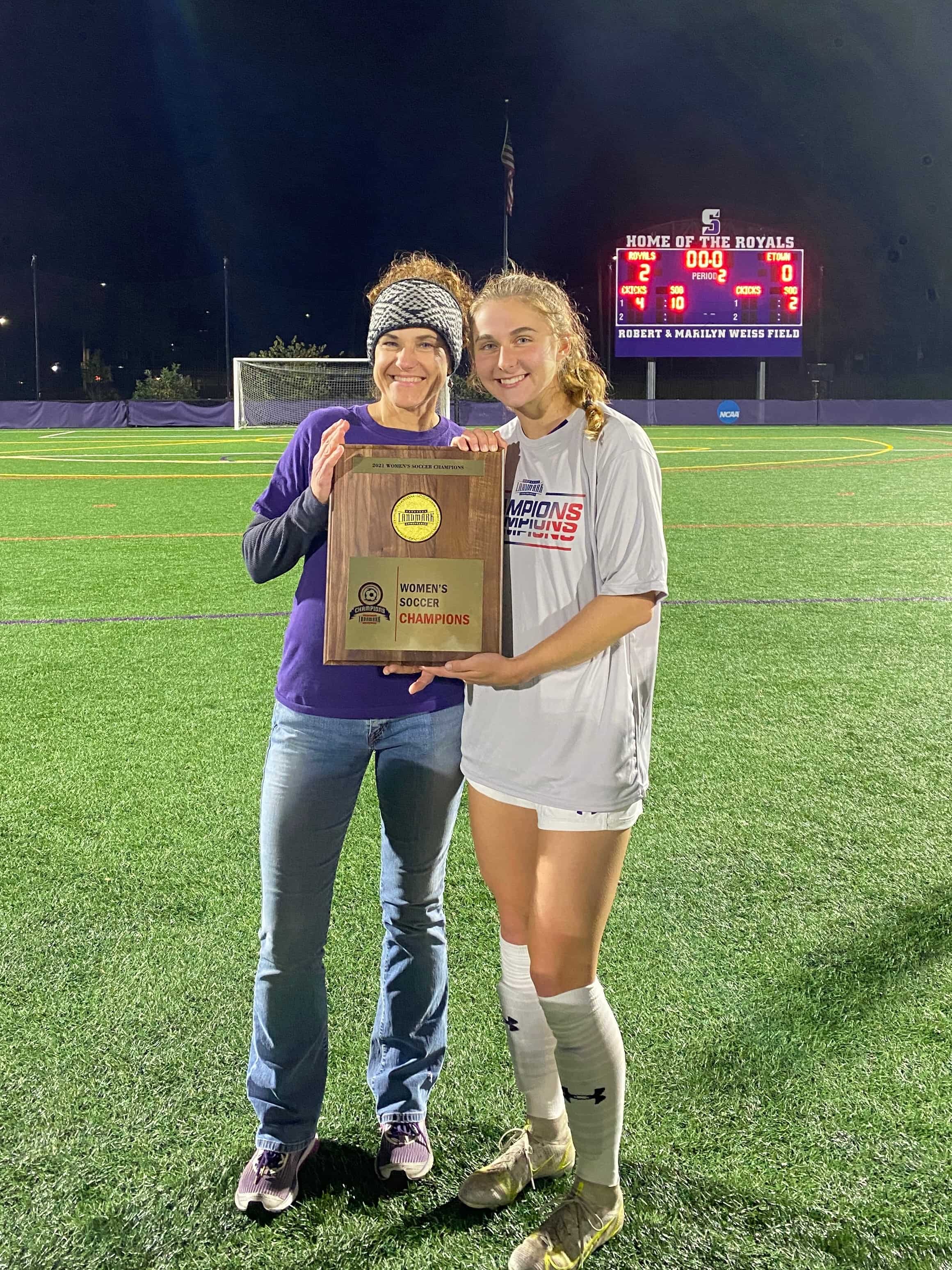 Senior Claire Mulholland ’24, Women’s Soccer. Mother, Mary ’89 is a graduate of Scranton.