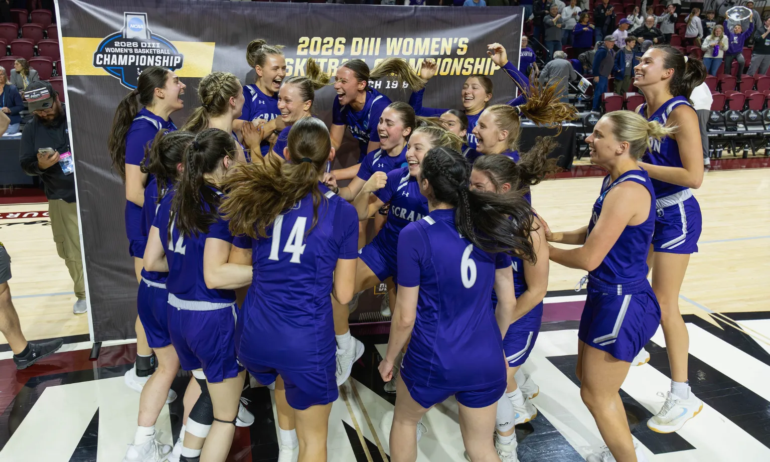The Lady Royals captured the Landmark Conference title and carried that momentum into the NCAA Tournament, where they earned dominant wins over Concordia College-Moorhead, Bates College, Otterbein University and Framingham State University before defeating New York University in the national semifinal on March 19.