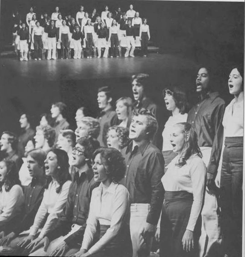 college student choir 1977