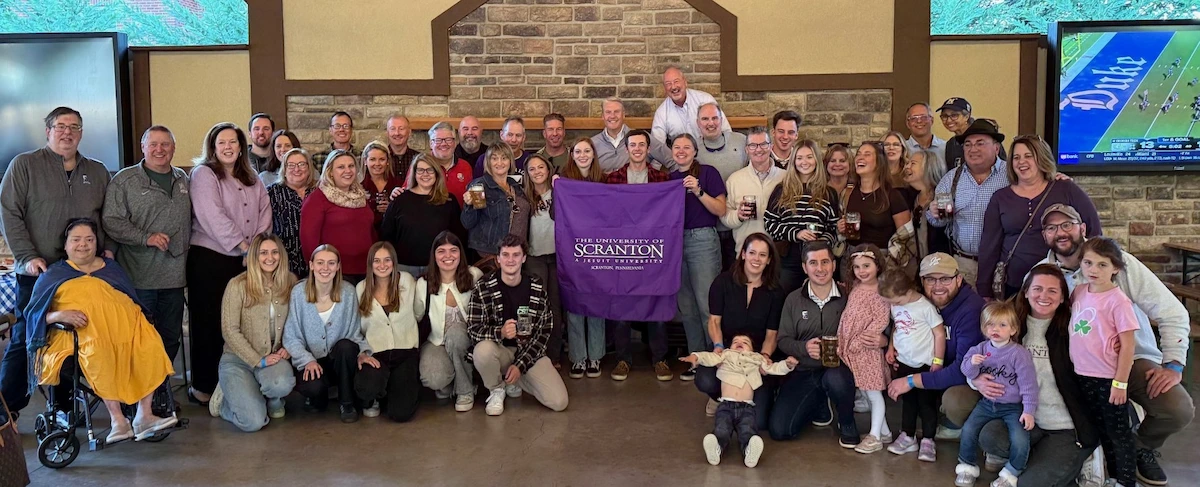 In October, scores of alumni and friends in the Long Island area celebrated Scrantoberfest together at Plattduetsche Park Pavilion.